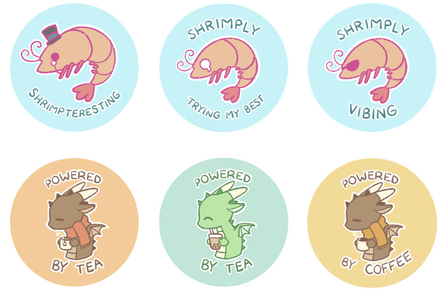 shrimp and dragons pins shrimp and dragons pins